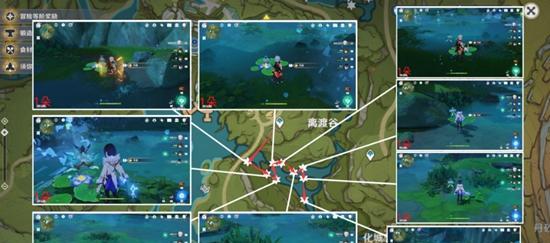 原神月莲采集分布路线图：一键掌握月莲采集秘籍