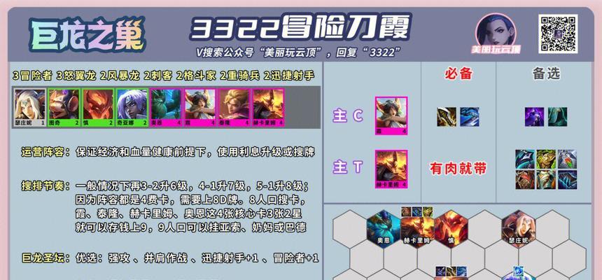 云顶之弈S7格斗射手阵容攻略（以强力输出战术获得胜利）