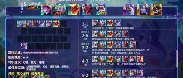 云顶之弈S7：幽影龙格斗阵容攻略