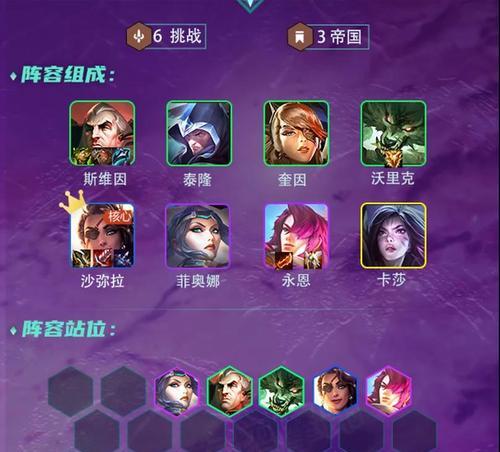 掌握S6云顶之弈塞恩帝国上分阵容（高效取胜的关键是什么？）