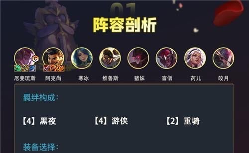 八黑夜使者阵容最新搭配（全面解析云顶之弈八黑夜使者阵容，稳坐金币之巅！）